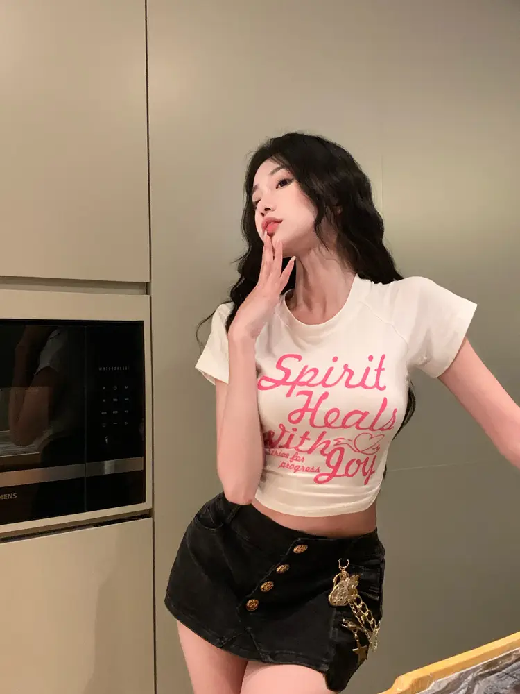 Women Spirit Heals With You Printed T-Shirt White — feature 8