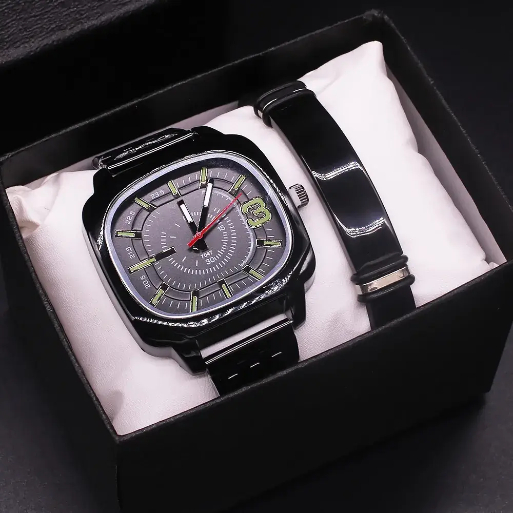 Men's Cross-Border Boxed Bracelet Watch Set - Image 4