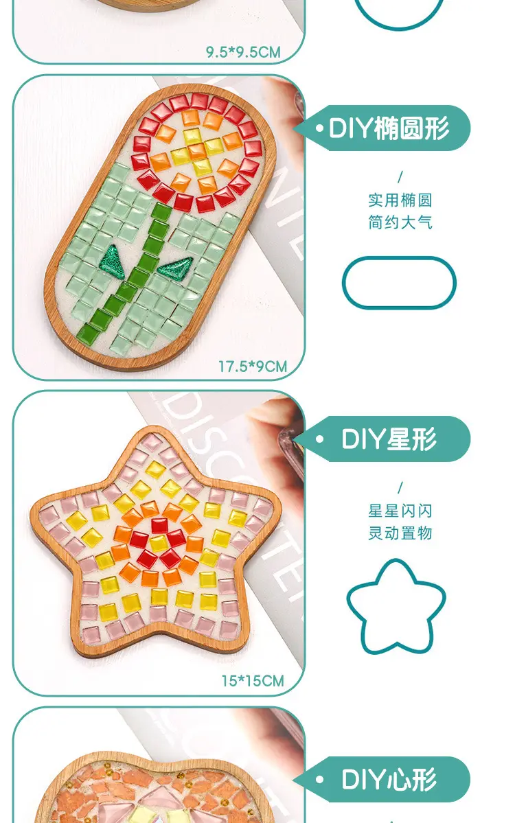 DIY Mosaic Coffee Coaster for Kids & Adults — feature 5