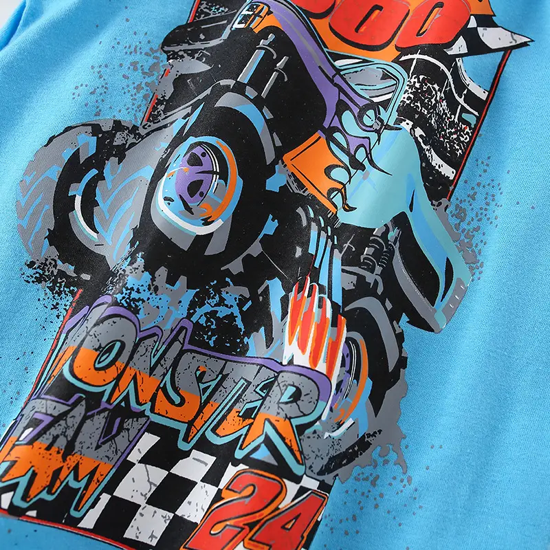 Malwee Boys Long Sleeve Printed T-Shirt Mint Green - Image 25