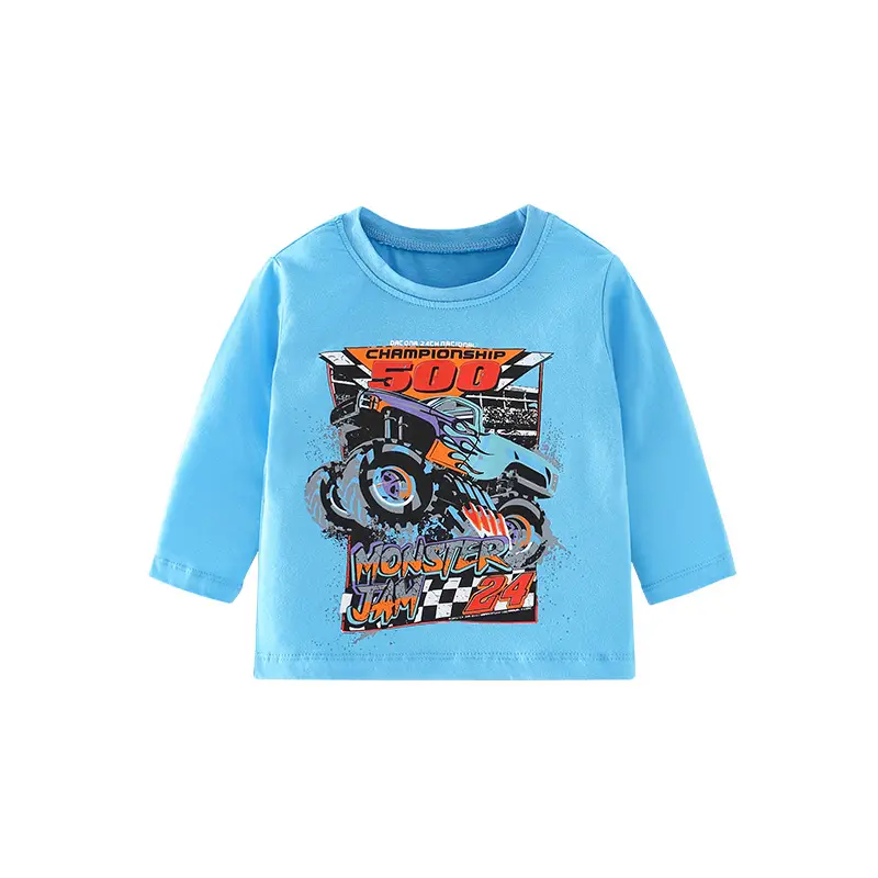 Malwee Boys Long Sleeve Printed T-Shirt Mint Green - Image 27