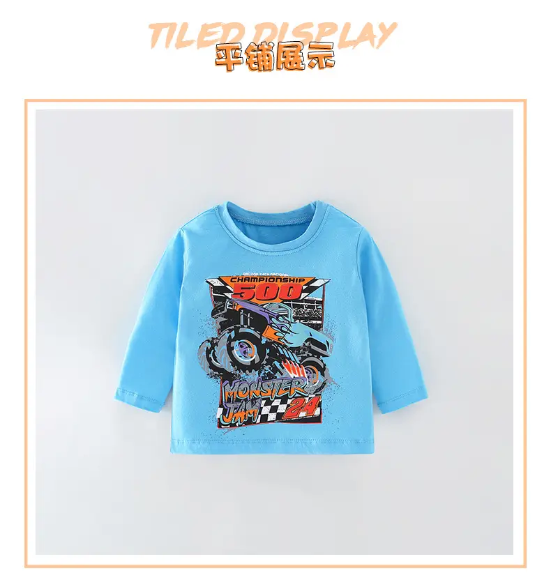 Malwee Boys Long Sleeve Printed T-Shirt Mint Green — feature 8