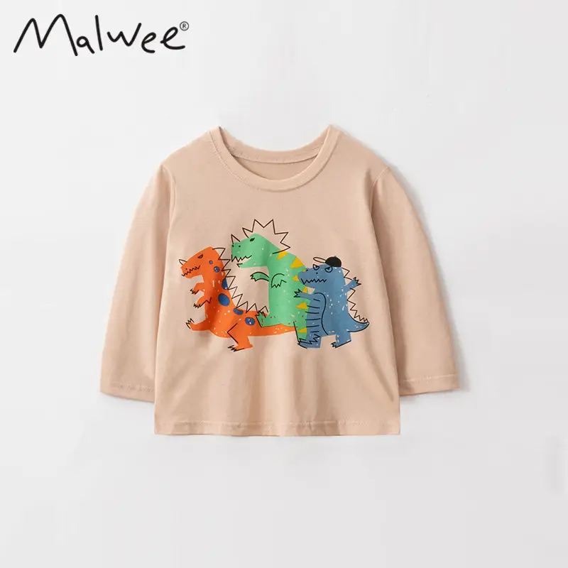 Malwee Boys Long Sleeve Printed T-Shirt Mint Green - Image 10