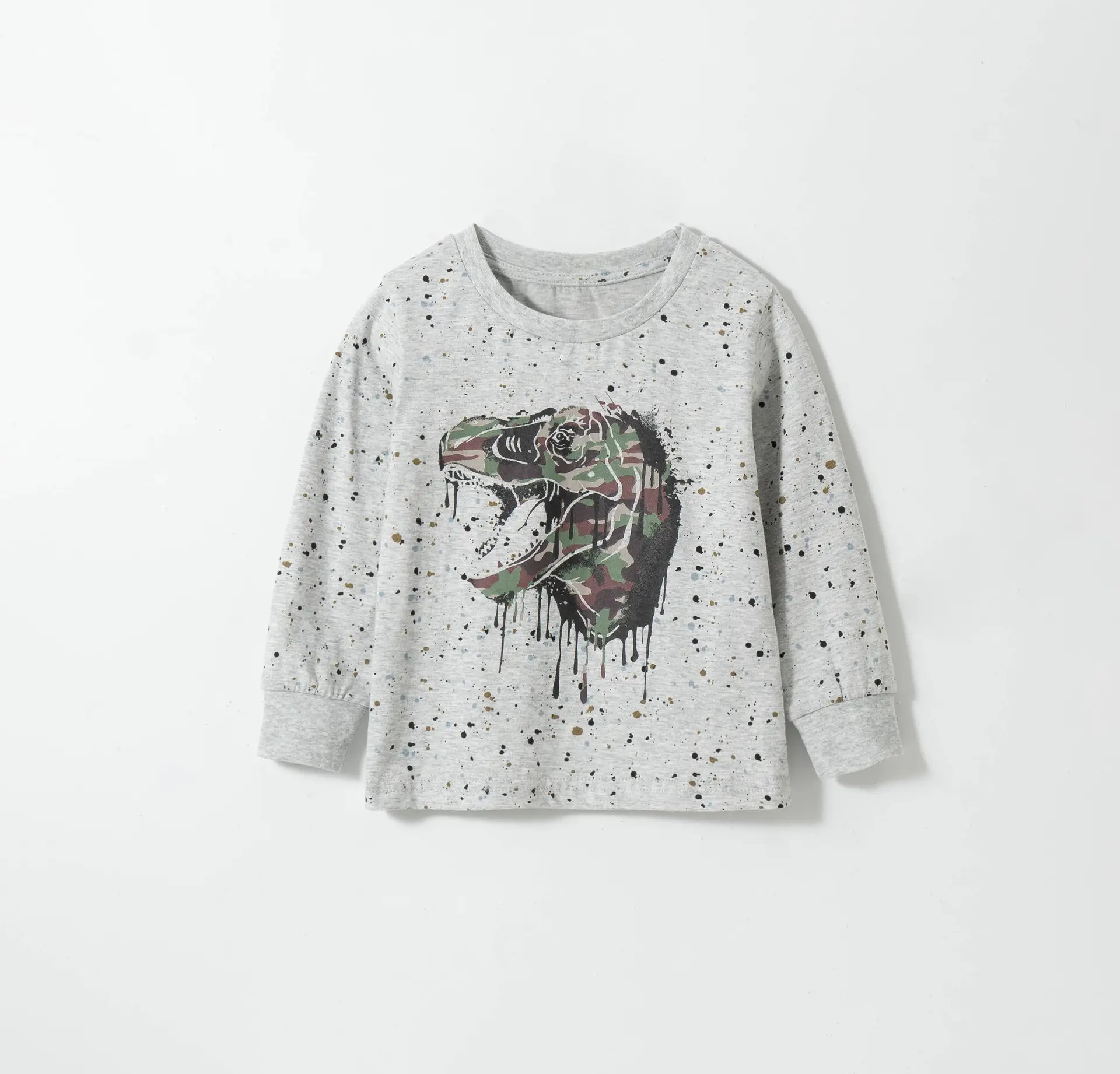 Malwee Boys Long Sleeve Printed T-Shirt Mint Green - Image 22