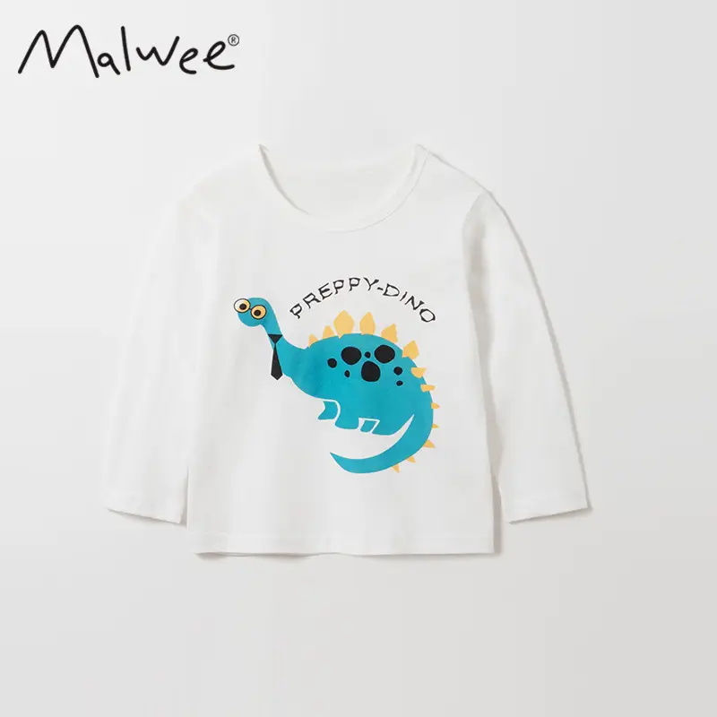 Malwee Boys Long Sleeve Printed T-Shirt Mint Green - Image 5