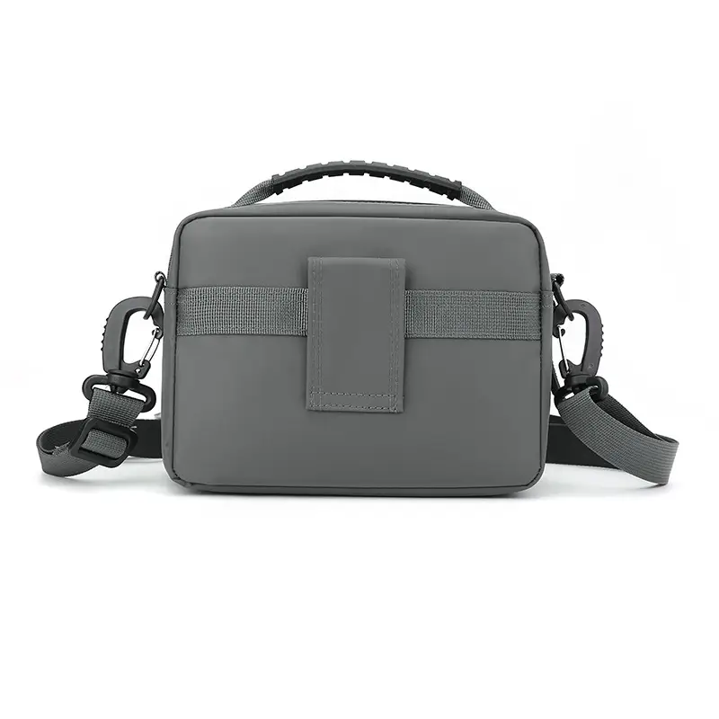 Waterproof Men's Crossbody Bag Grey - Image 8