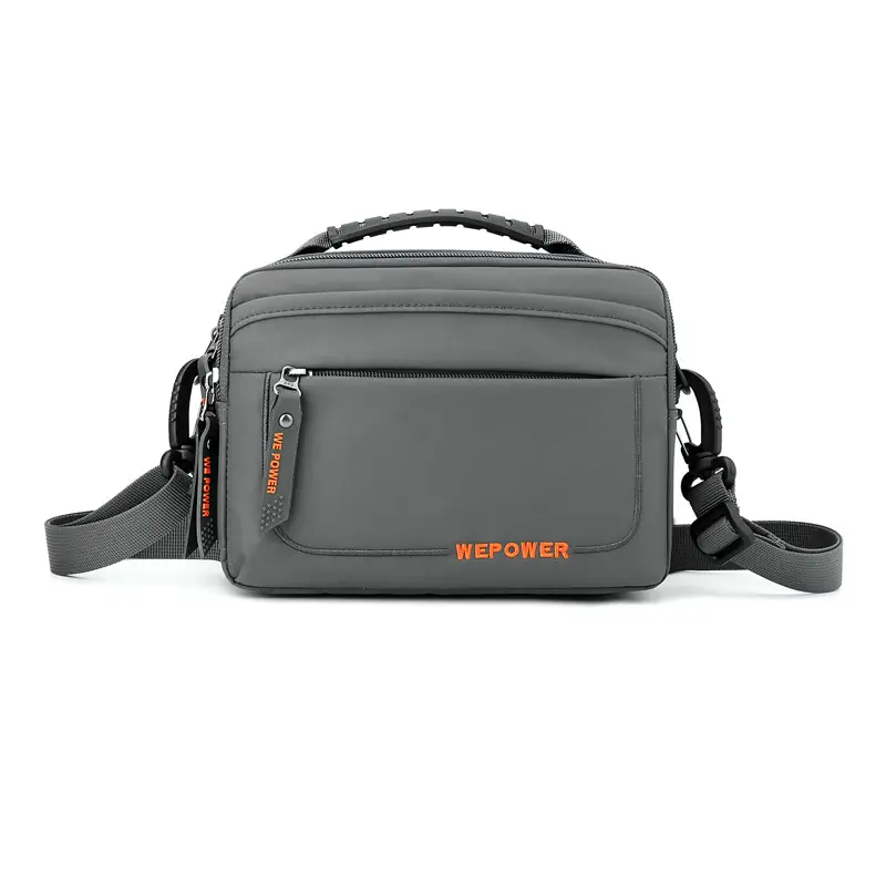 Waterproof Men's Crossbody Bag Grey - Image 3