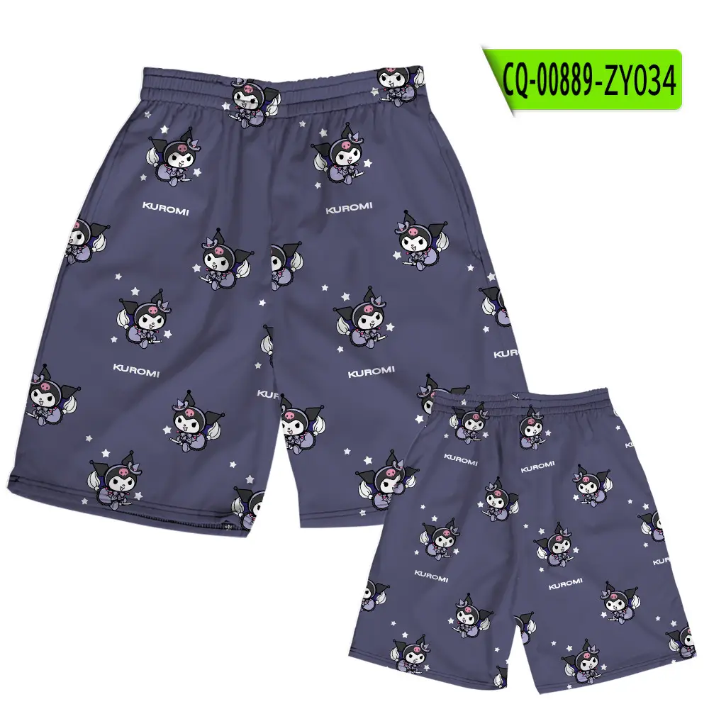 Hello Kitty Cartoon Shorts Men Women Casual Summer Beach Pants - Image 13