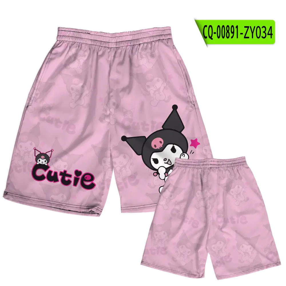 Hello Kitty Cartoon Shorts Men Women Casual Summer Beach Pants - Image 15