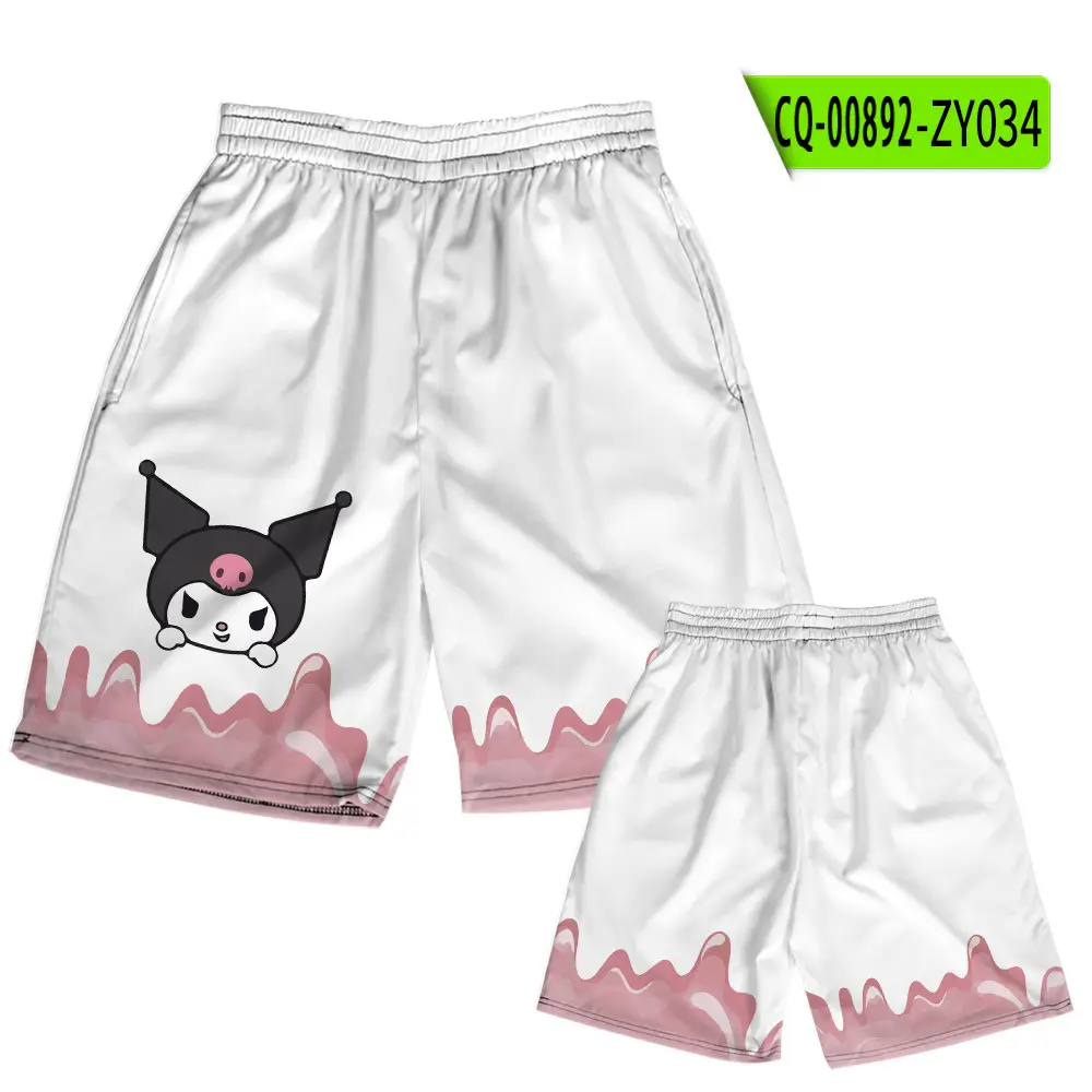 Hello Kitty Cartoon Shorts Men Women Casual Summer Beach Pants - Image 16