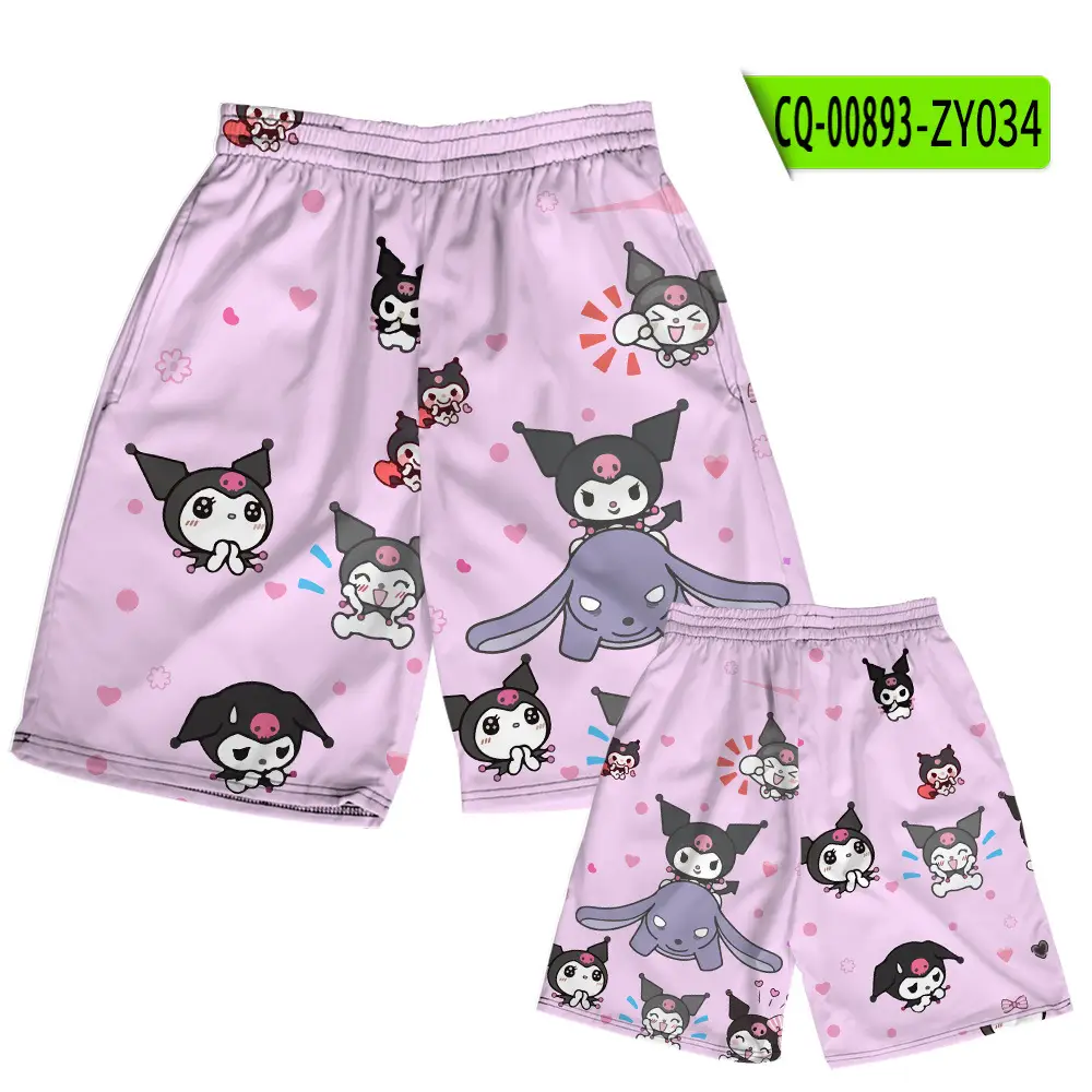 Hello Kitty Cartoon Shorts Men Women Casual Summer Beach Pants - Image 17