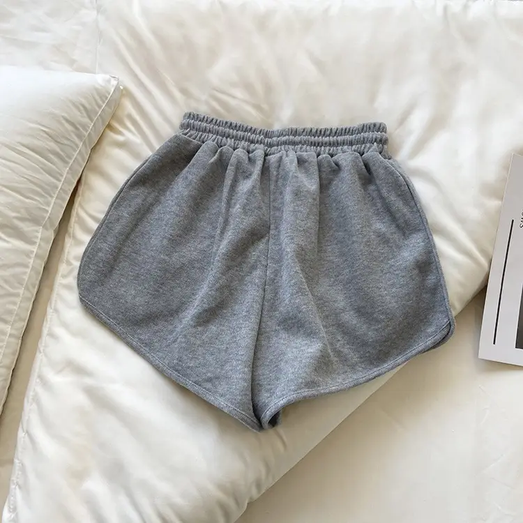 Black High Waist Women's Shorts with Large Pocket — feature 21