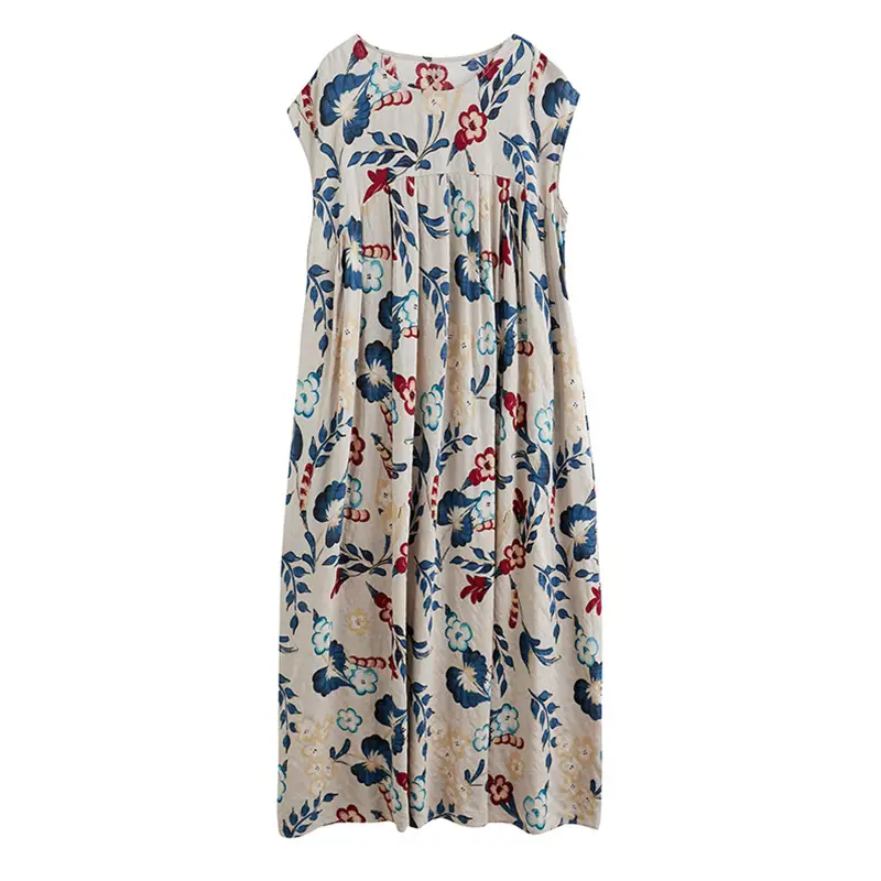 2023 Summer Loose Slimming Long Dress for Girls - Image 5