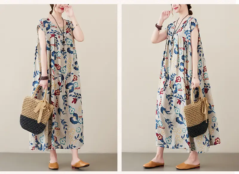 2023 Summer Loose Slimming Long Dress for Girls — feature 11
