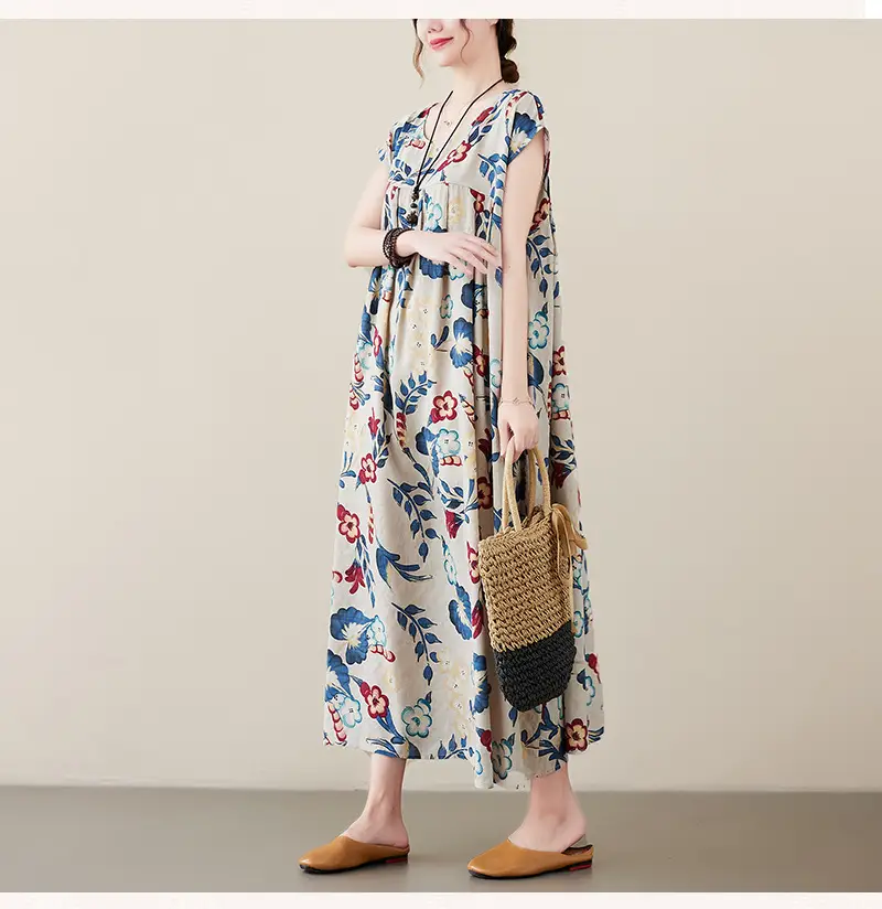 2023 Summer Loose Slimming Long Dress for Girls — feature 12