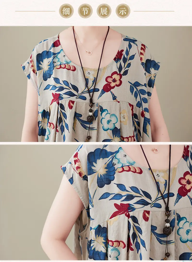 2023 Summer Loose Slimming Long Dress for Girls — feature 14
