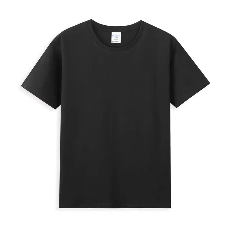 Men Grey Cotton T-Shirt 40 Count Round Neck - Image 2