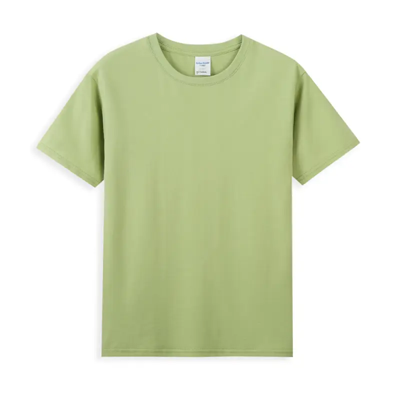 Men Grey Cotton T-Shirt 40 Count Round Neck - Image 6