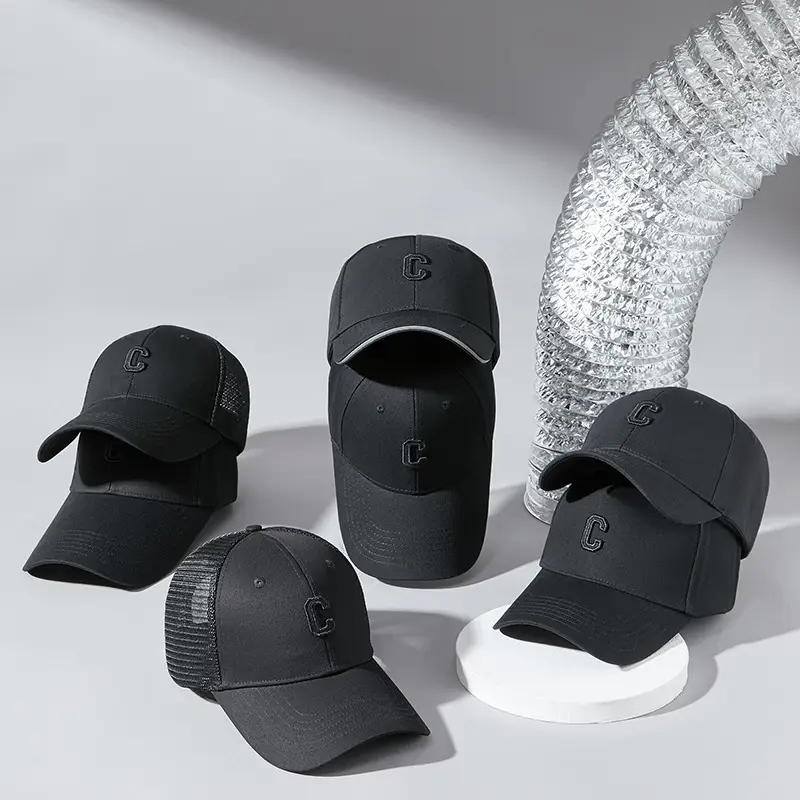 2025 Black Embroidered Baseball Cap for Men Women - Image 9