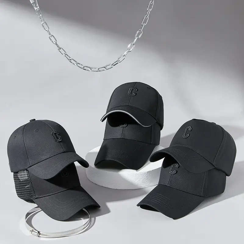 2025 Black Embroidered Baseball Cap for Men Women - Image 10