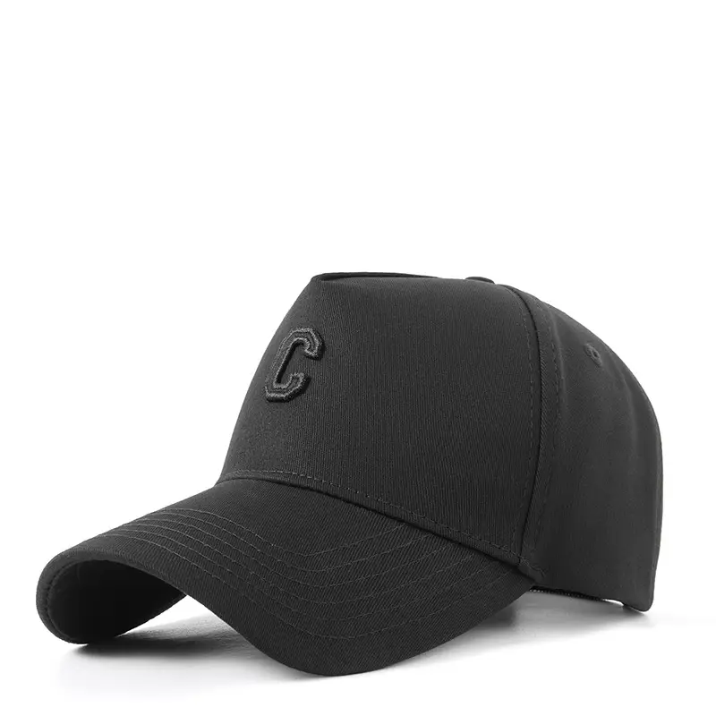 2025 Black Embroidered Baseball Cap for Men Women - Image 2