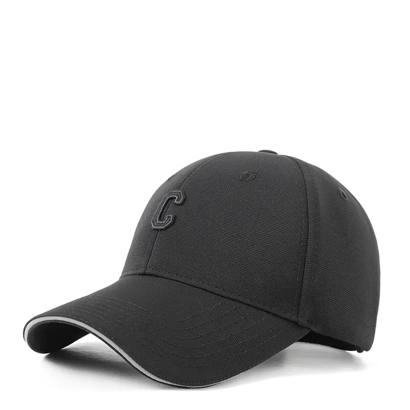 2025 Black Embroidered Baseball Cap for Men Women - Image 4