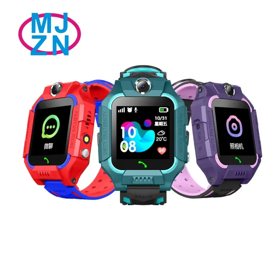 Black Smart Watch with Silicone Band & Water Resistant