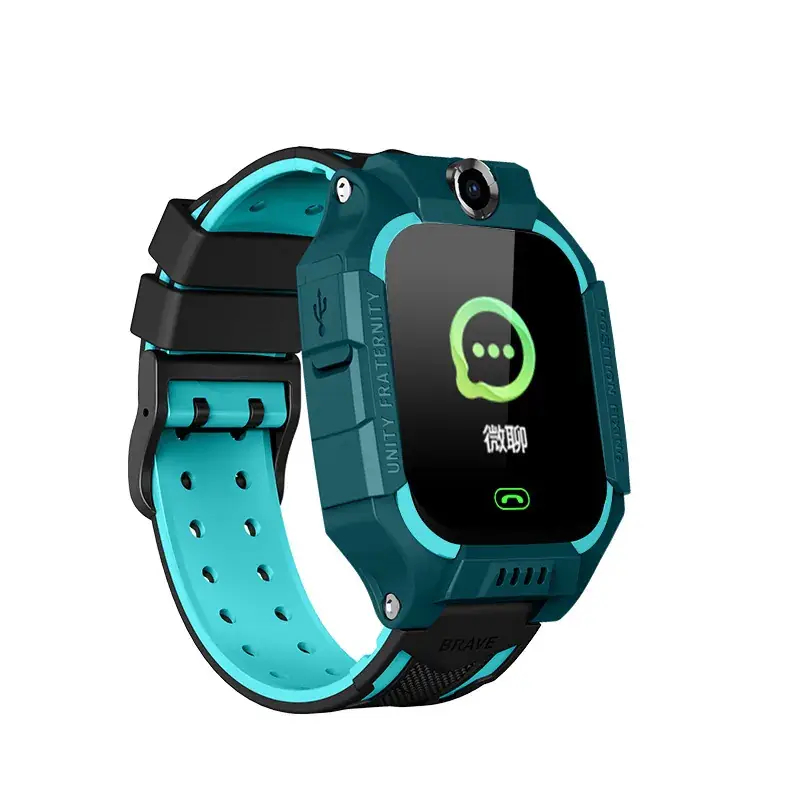 Black Smart Watch with Silicone Band & Water Resistant