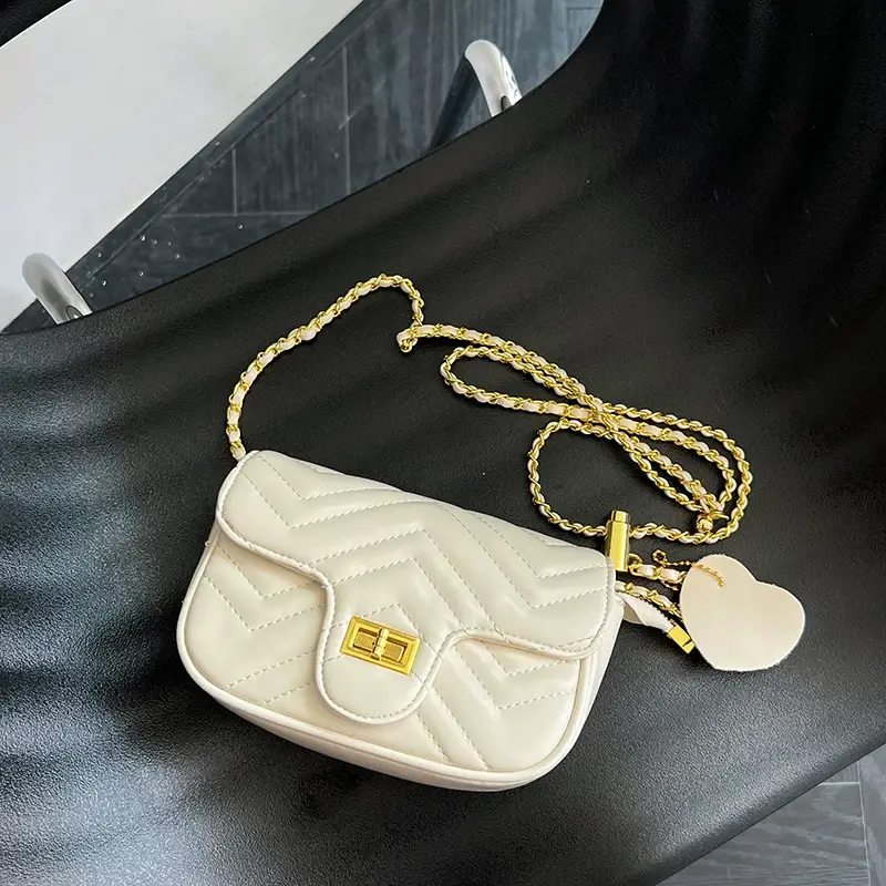 Chanel Style Black Quilted Crossbody Bag for Women — feature 10