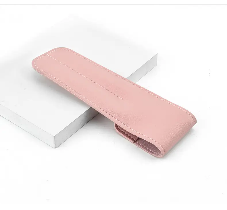 Red PU Leather Tweezers Storage Bag 13x3cm — feature 17