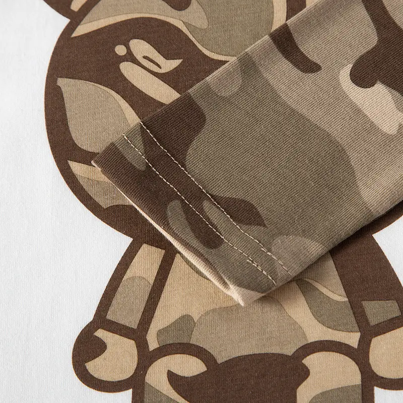 2026 Camouflage Bear T-Shirt for Boys Pure Cotton - Image 5