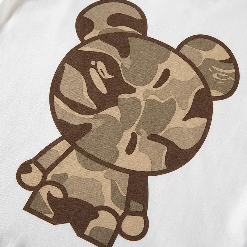 2026 Camouflage Bear T-Shirt for Boys Pure Cotton - Image 6