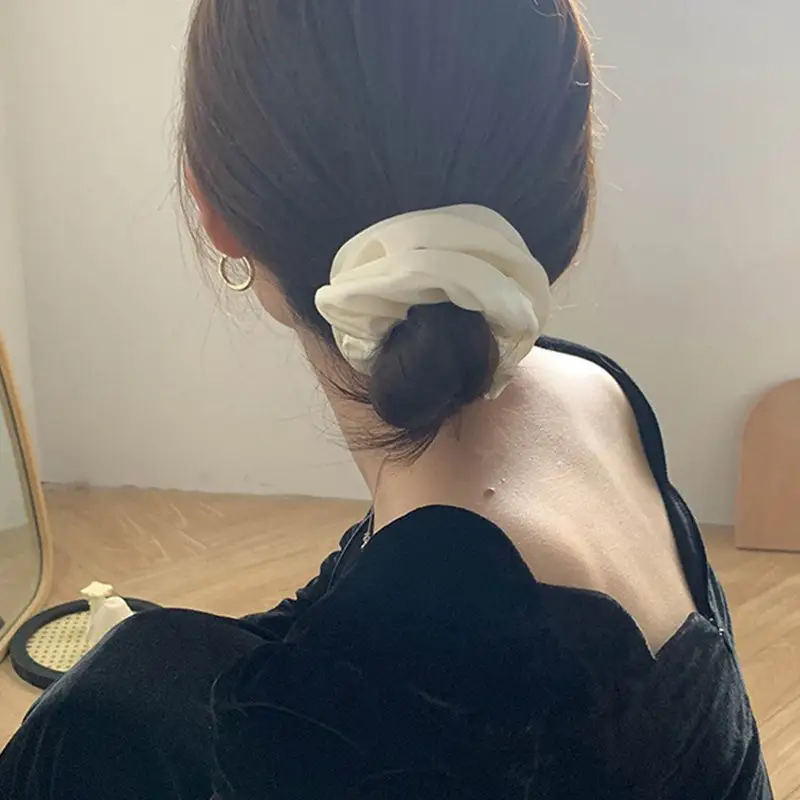 French Hair Rope Satin Bow Accessory for Women - Image 5