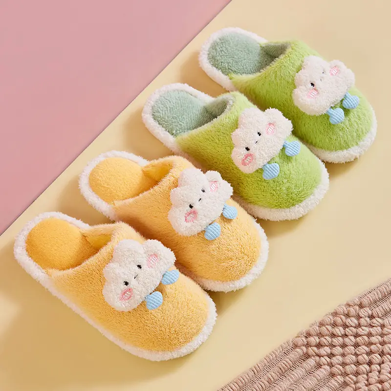 Clouds Couple Cotton Slippers Men's and Women's Household Autumn and Winter Cartoon Non-slip Stall Home Shoes Fluffy Slippers Home Wholesale - Image 8