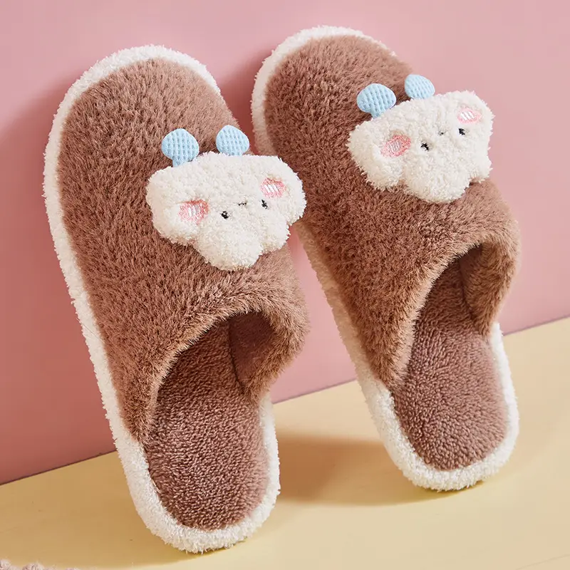 Clouds Couple Cotton Slippers Men's and Women's Household Autumn and Winter Cartoon Non-slip Stall Home Shoes Fluffy Slippers Home Wholesale - Image 9