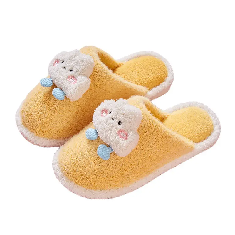 Clouds Couple Cotton Slippers Men's and Women's Household Autumn and Winter Cartoon Non-slip Stall Home Shoes Fluffy Slippers Home Wholesale - Image 10