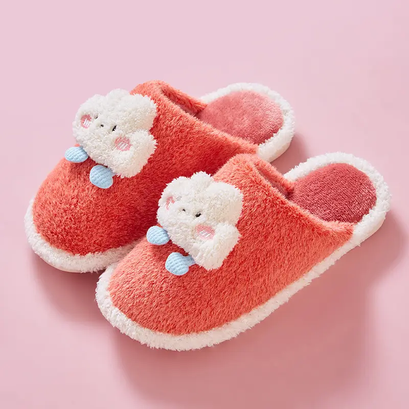 Clouds Couple Cotton Slippers Men's and Women's Household Autumn and Winter Cartoon Non-slip Stall Home Shoes Fluffy Slippers Home Wholesale - Image 2