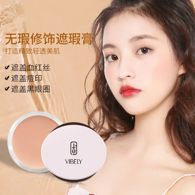 Vibely Waterproof Face Concealer Light Beige 140