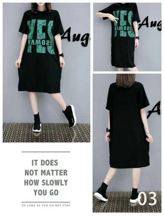 Maternity Printed Dress Mid-Length Summer Short Sleeve — feature 6