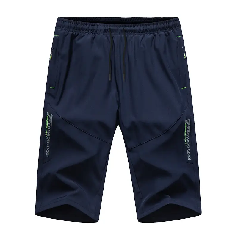 Men's Grey Cropped Shorts 2022 Summer New Korean Fashion - Image 2
