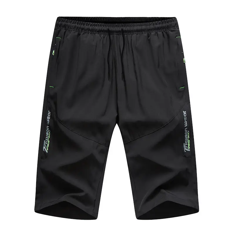 Men's Grey Cropped Shorts 2022 Summer New Korean Fashion - Image 3
