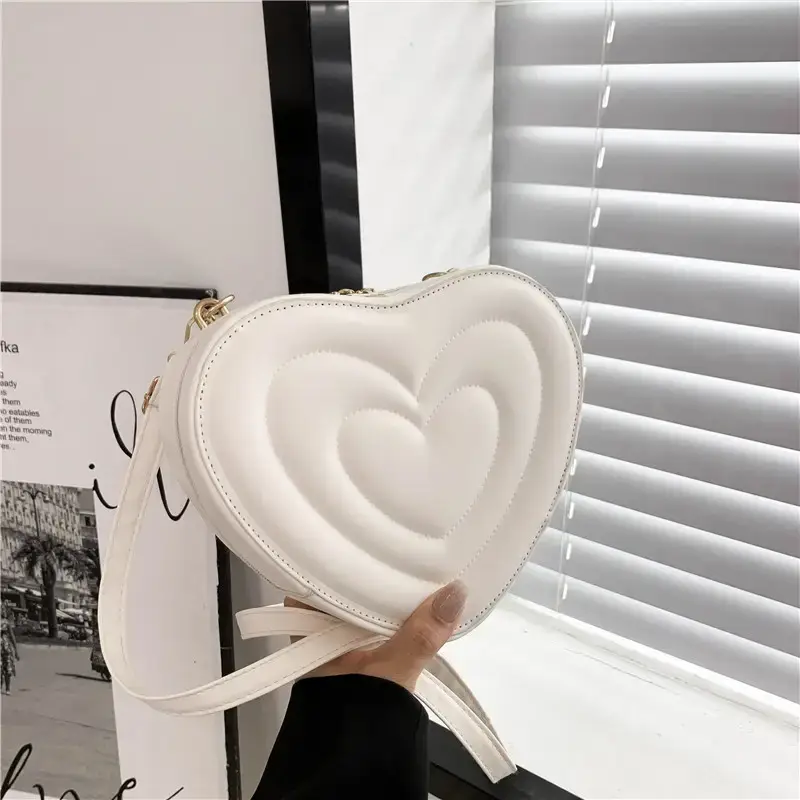 Heart Shape Brown Women's Shoulder Bag 2022