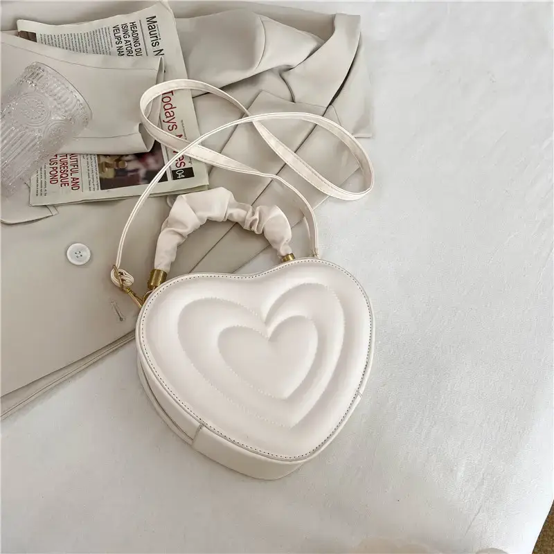 Heart Shape Brown Women's Shoulder Bag 2022