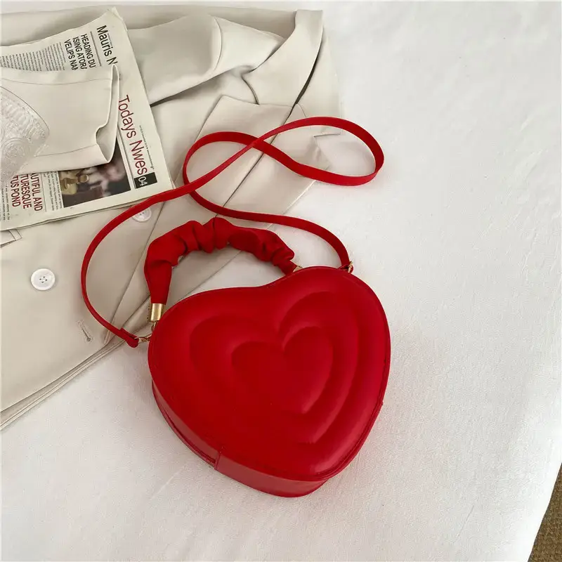 Heart Shape Brown Women's Shoulder Bag 2022
