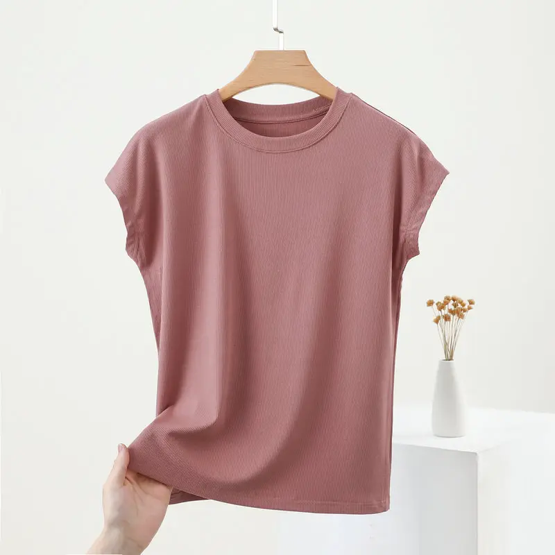 Women's Black T-Shirt Short Sleeve Plus Large - Image 5