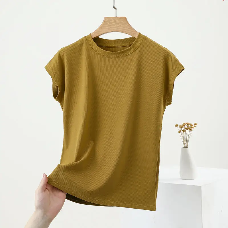 Women's Black T-Shirt Short Sleeve Plus Large - Image 6