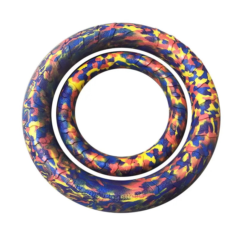Pet Toy Labrador Dog Bite-Resistant Large Dog Interactive Boredom Relief Artifact Pull Ring with Rope Ball