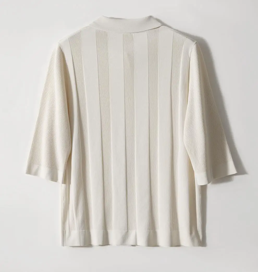 Women's 2025 Summer Knitted Mid-Sleeve T-Shirt — feature 14