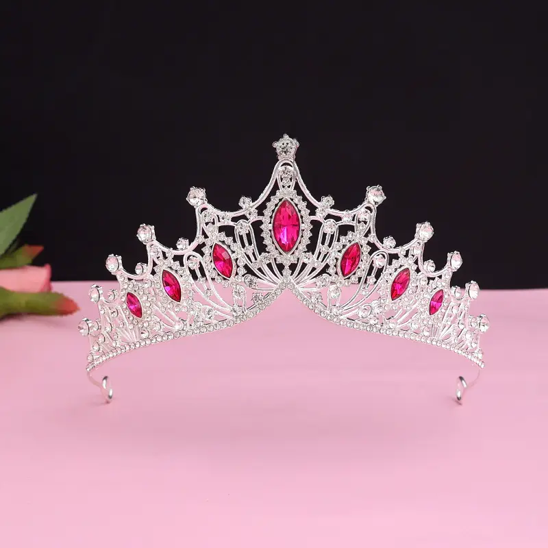 18 Year Old Adult Birthday Crown with Green Stones