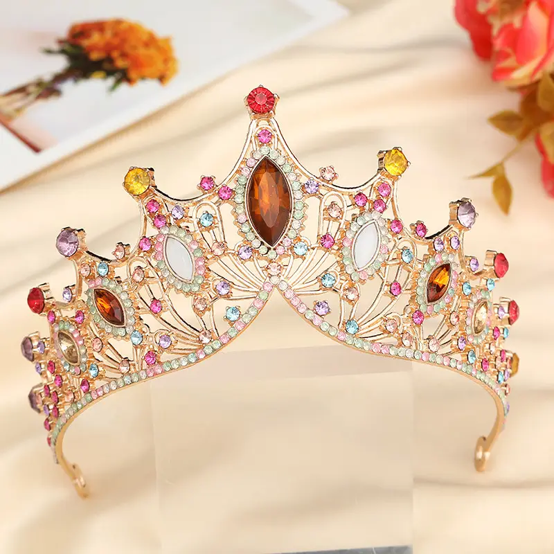 18 Year Old Adult Birthday Crown with Green Stones